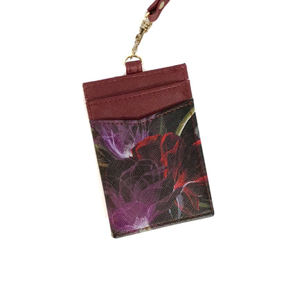 Floral Card Wallet Lanyard, 3 Styles