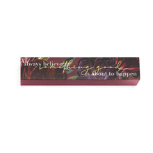 Load image into Gallery viewer, Floral Sentiment Wood Plank Wall Decor, 4 Styles
