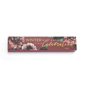Floral Sentiment Wood Plank Wall Decor, 4 Styles