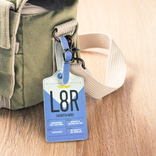 Load image into Gallery viewer, L8R Wander Ware Luggage Tag
