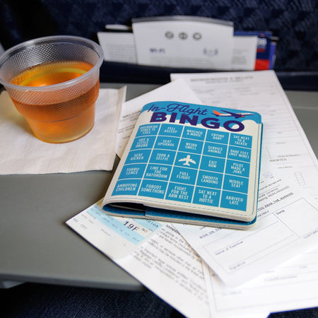 In-Flight Bingo Wander Ware Passport Wallet