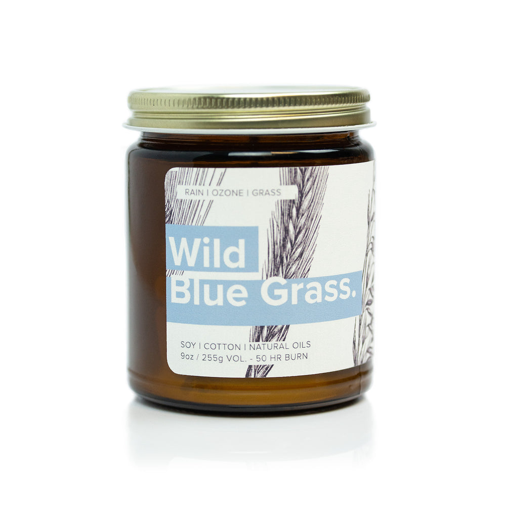 Broken Top Soy Candle, Wild Blue Grass, 9oz