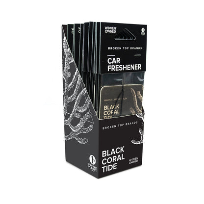 Broken Top Car Freshener, Black Coral Tide