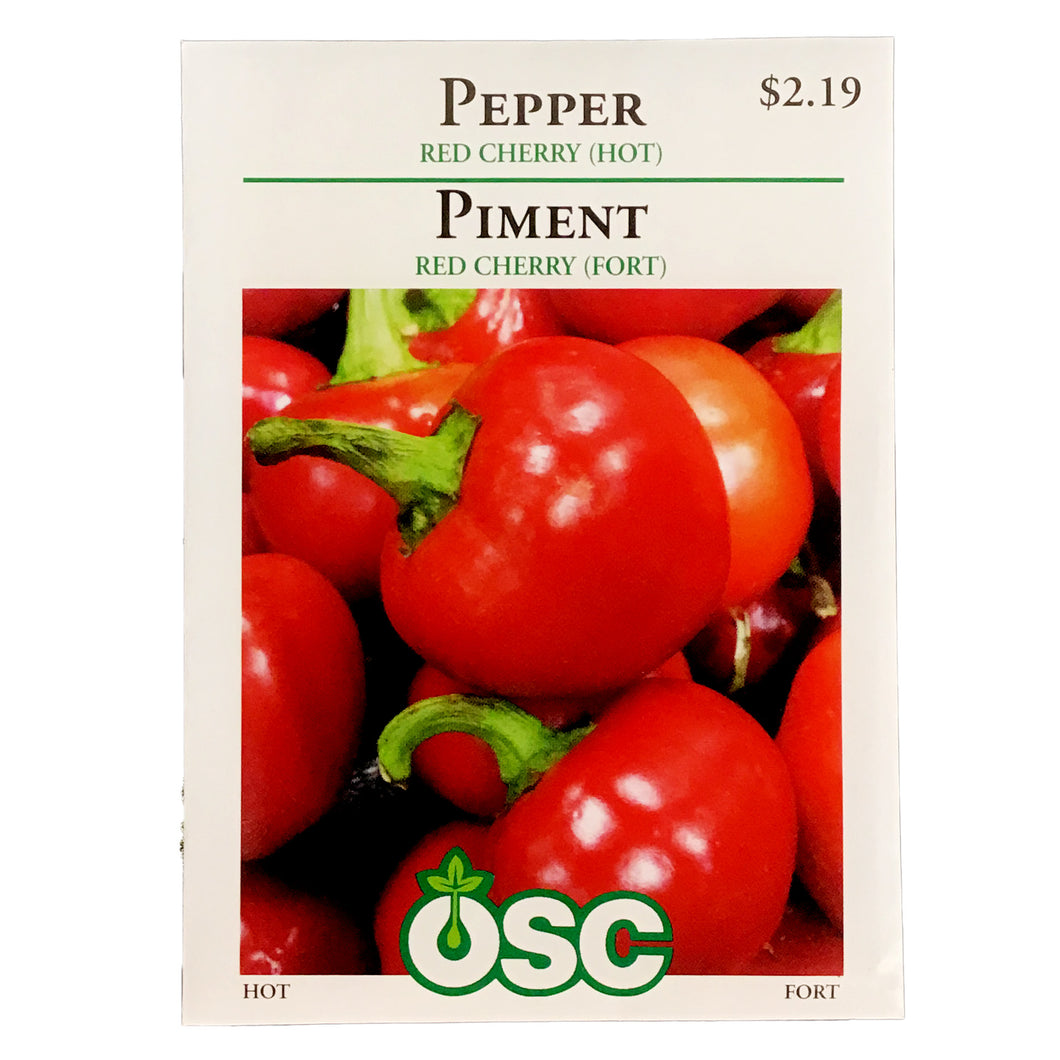 Pepper - Red Cherry Seeds, OSC