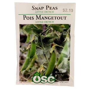 Pea - Little Crunch Snap Seeds, OSC