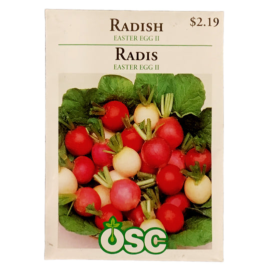 Radish - Easter Egg II Blend Seeds, OSC