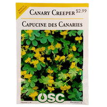 Load image into Gallery viewer, Canary Creeper Nasturtium Seeds, OSC

