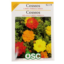 Load image into Gallery viewer, Cosmos - Carpet Formula Mixed Seeds, OSC
