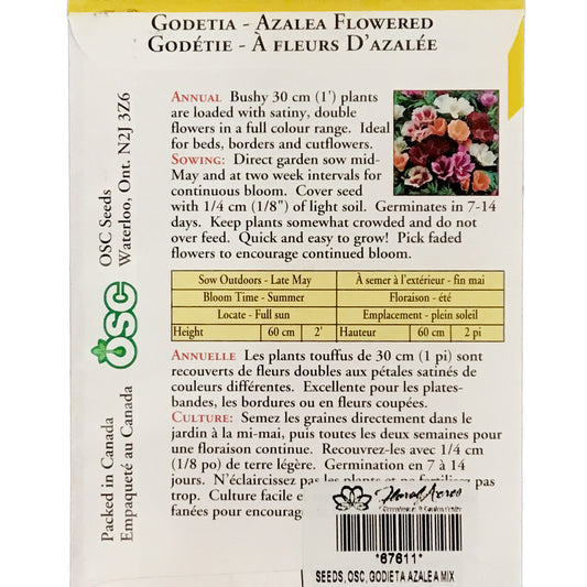 Godieta - Azalea Flowered Mix Seeds, OSC