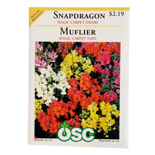Load image into Gallery viewer, Snapdragon - Magic Carpet Dwarf Seeds, OSC
