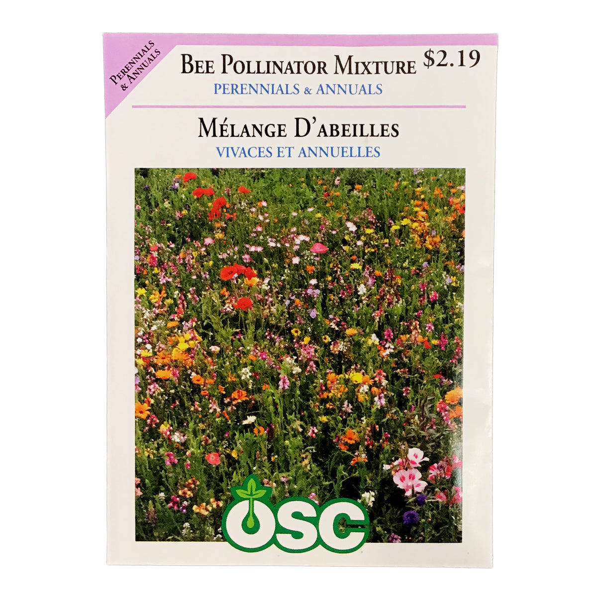 Bee Pollinator Meadow Mixture Seeds, OSC