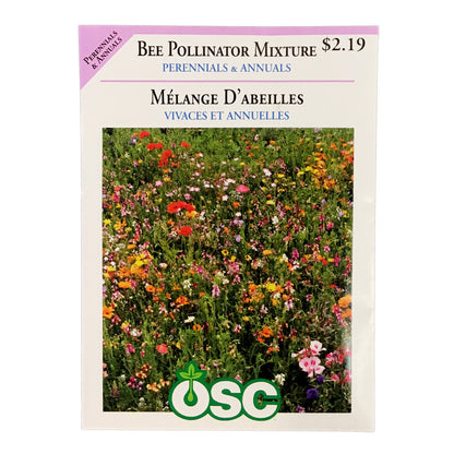 Bee Pollinator Meadow Mixture Seeds, OSC