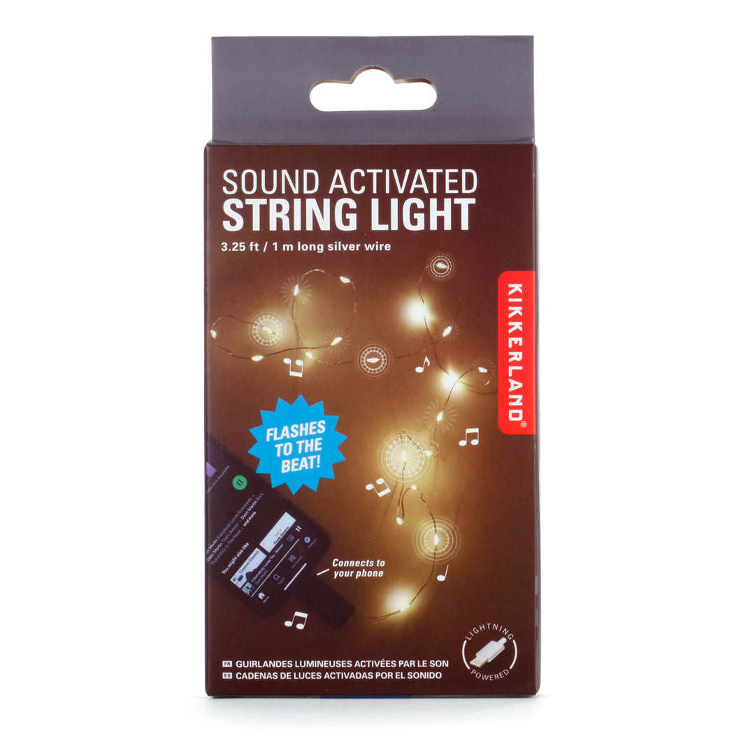 Sound Activated String Light, 47in