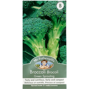 Broccoli - Grn Sprting Organic Seeds, Fothergill's