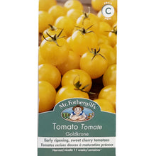 Load image into Gallery viewer, Tomato - Goldkrone Seeds, Mr Fothergill&#39;s
