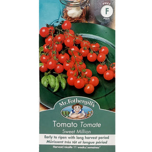 Tomato - Sweet Million F1 Seeds, Mr Fothergill's