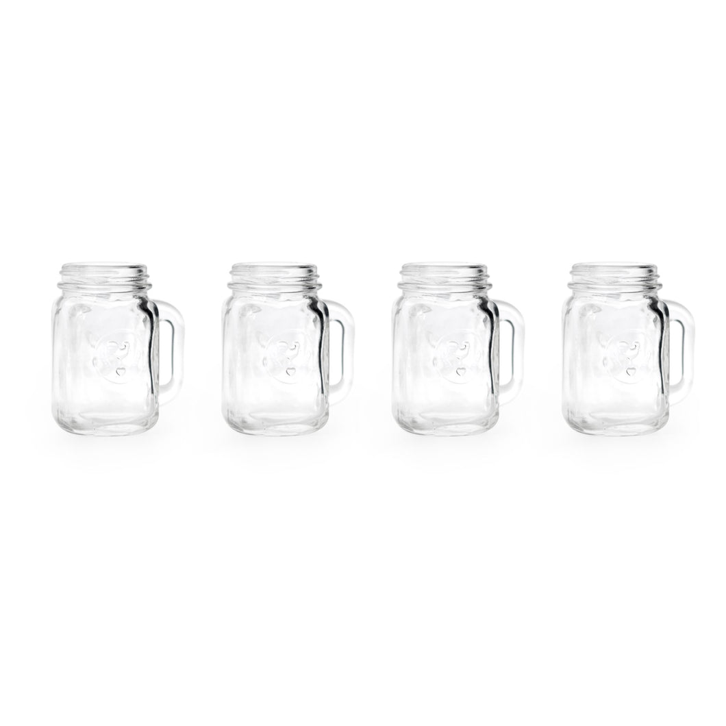 Mason Jar Shot Glasses, Set of 4