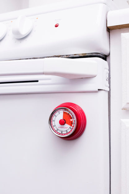 Magnetic Kitchen Timer, Red
