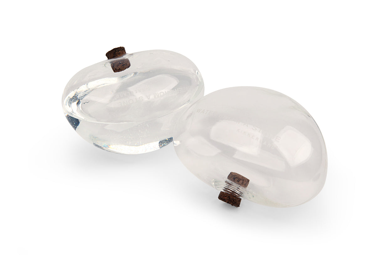 Water From a Stone Watering Globe, Set of 2