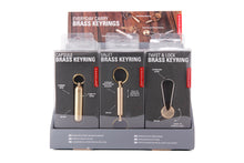Load image into Gallery viewer, Everyday Carry Brass Keychain, 3 Styles
