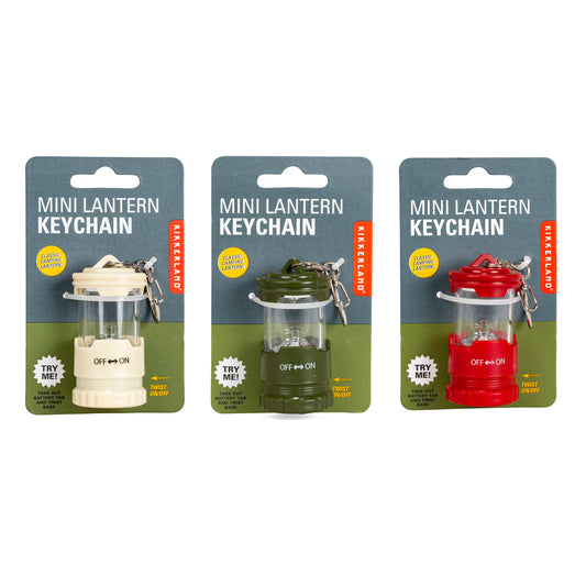 Mini Lantern Keychain, 3 Styles