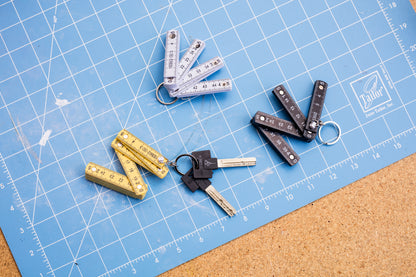 Mini Folding Ruler Keychain, 3 Styles