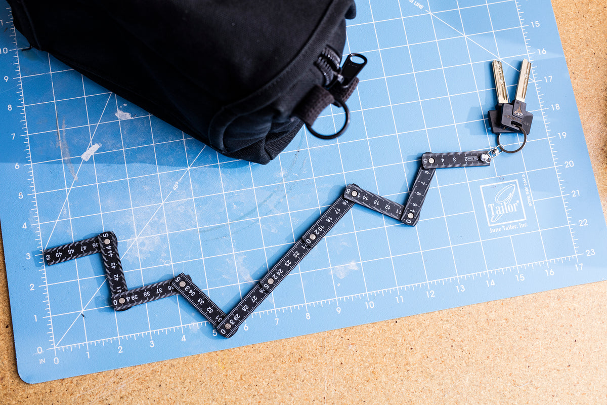 Mini Folding Ruler Keychain, 3 Styles