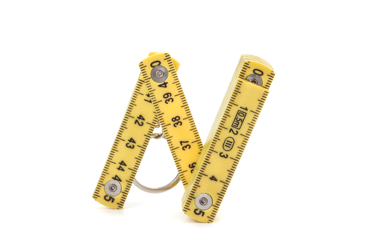 Mini Folding Ruler Keychain, 3 Styles
