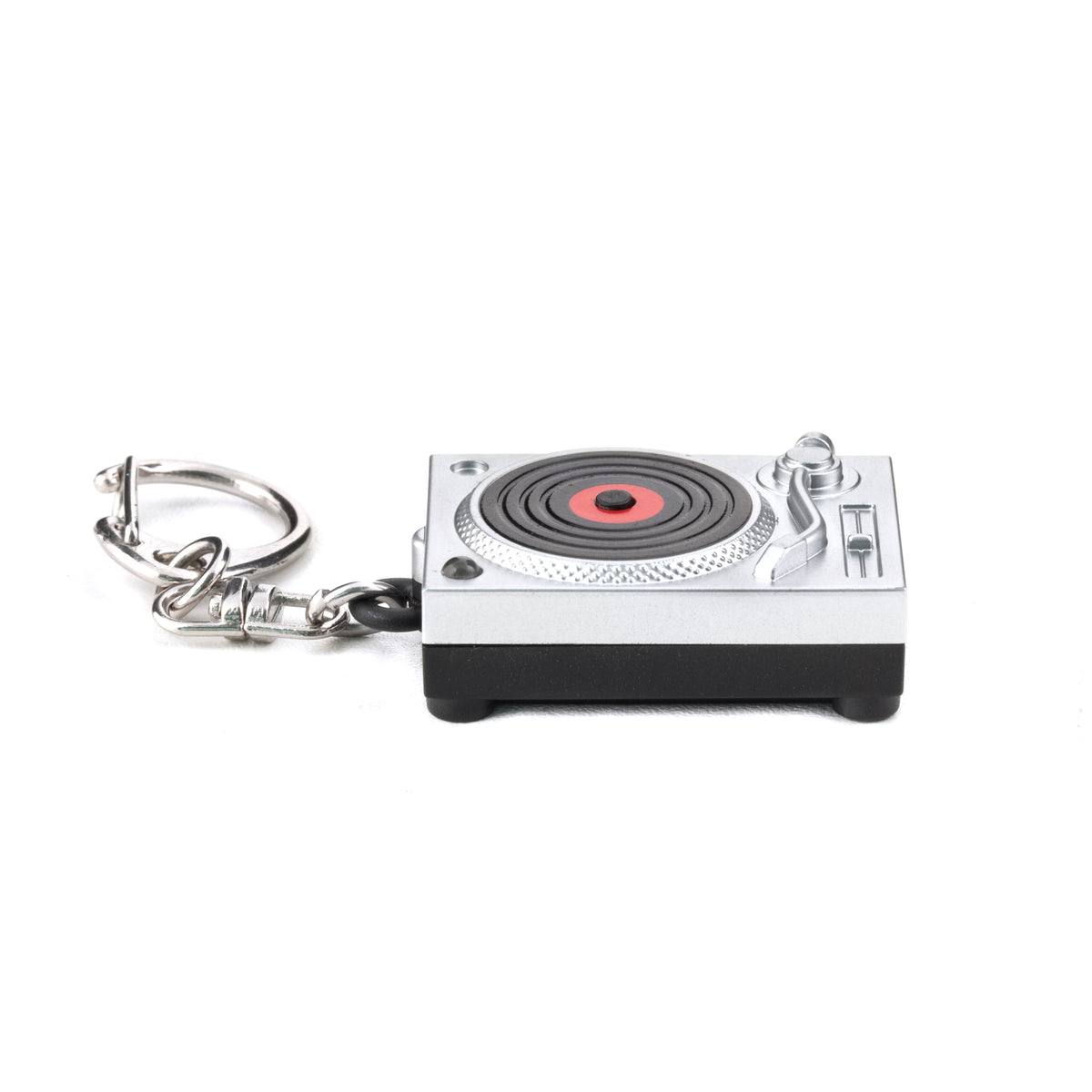 Mini Turntable LED Keychain