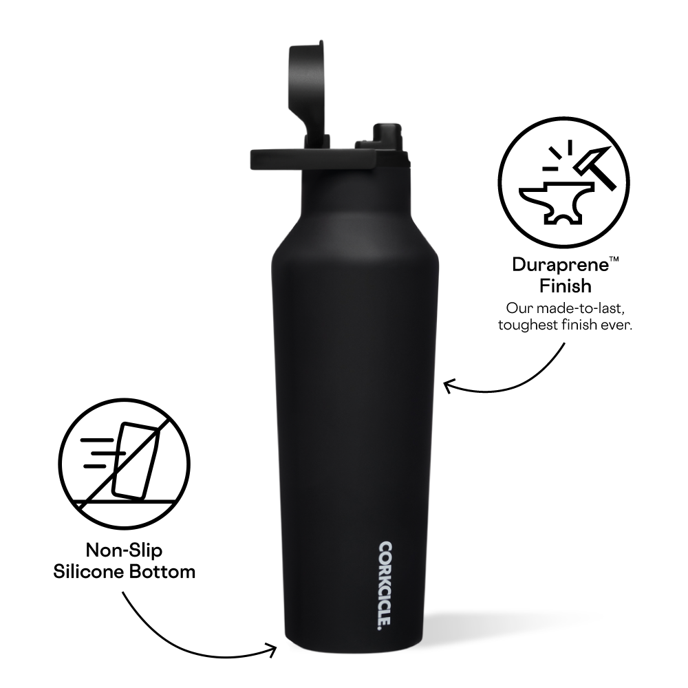 Corkcicle Sport Canteen, 32oz, Black