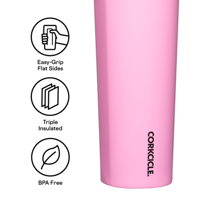 Corkcicle Sport Canteen, 32oz, Sun-Soaked Pink
