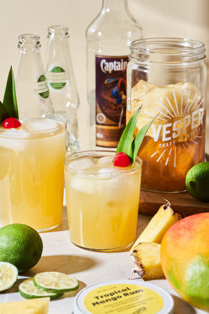 Vesper Cocktail Infusion Jar, Tropical Mango Rum
