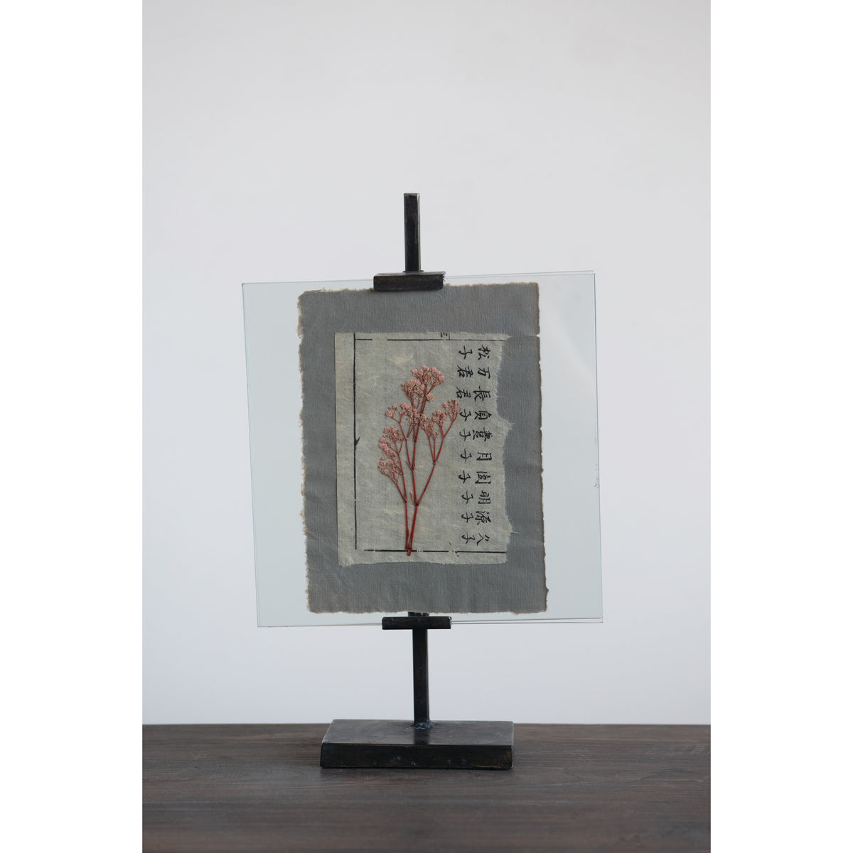 Floating Photo Frame with Metal Stand