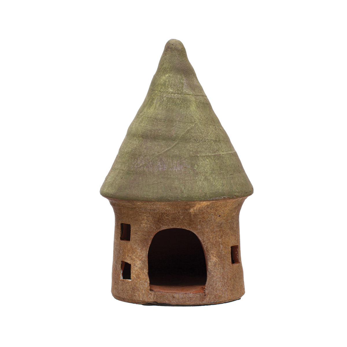 Terracotta Toad House, 11.25in