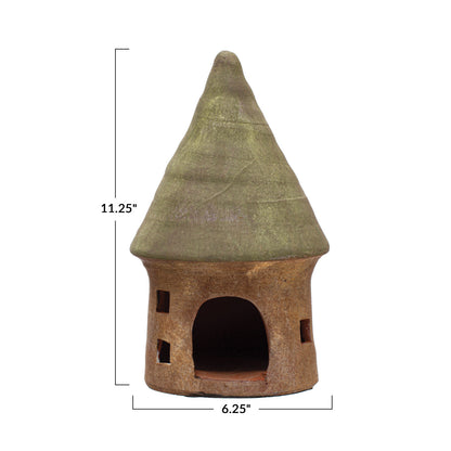 Terracotta Toad House, 11.25in