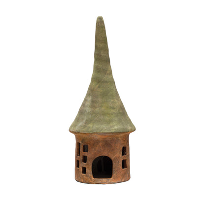 Terracotta Toad House, 18.25in