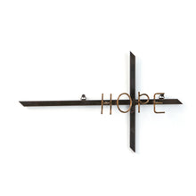 Load image into Gallery viewer, Metal Cross Wall Decor with Sentiment, 3 Styles
