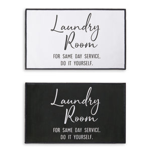 Same Day Service Laundry Room Mat, 2 Styles