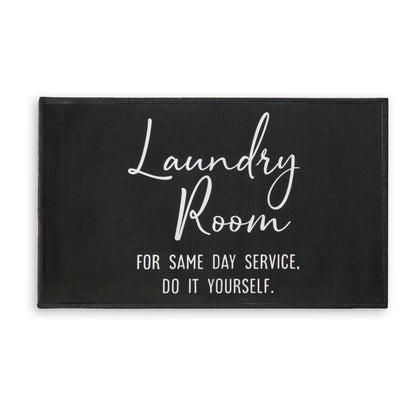 Same Day Service Laundry Room Mat, 2 Styles