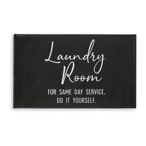 Same Day Service Laundry Room Mat, 2 Styles