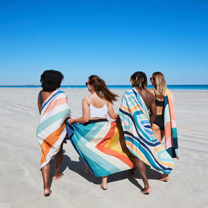 Dock & Bay Beach Towel, Chevron Chic, Large