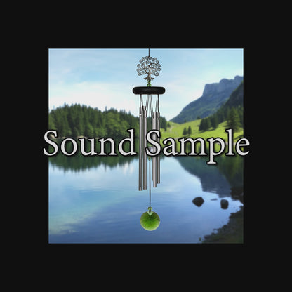Crystal Wind Chime, Tree of Life, 19in