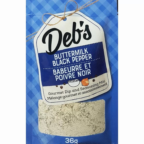 Deb's Dip Mix, Buttermilk Black Pepper