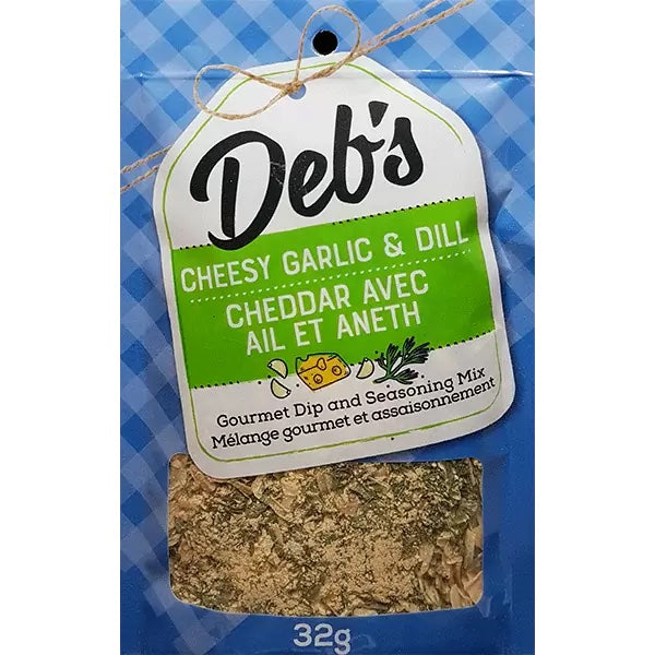 Deb's Dip Mix, Cheesy Garlic & Dill