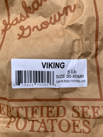 Seed Potato - Viking, 5lb Bag - Floral Acres Greenhouse & Garden Centre